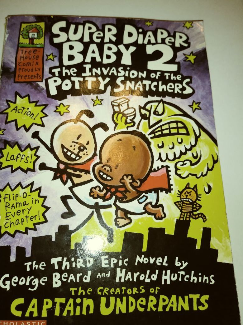 Soft cover super diaper baby 2 (from the creators of captain underpants)