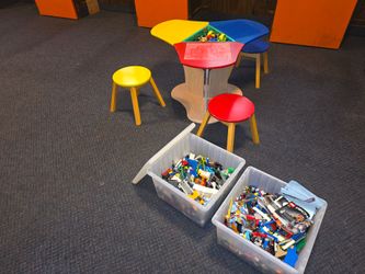 Lego Table With Matching Chairs