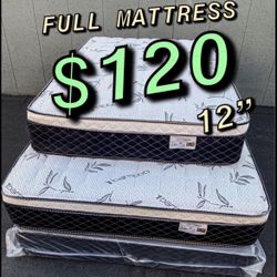 Full Size Pillow Top Mattress 