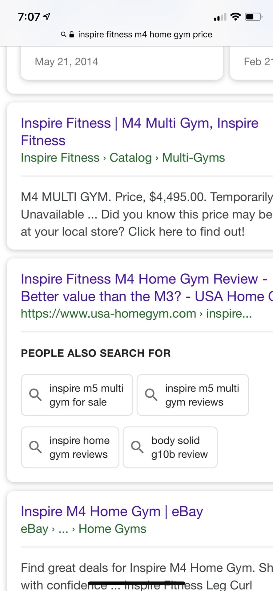 Inspire fitness M4 Home multigym for Sale in Canal Winchester, OH