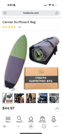 Canvas Surfboard Bag