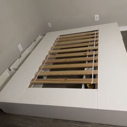 IKEA Platform Bed Frame w/ Slats – Excellent Condition