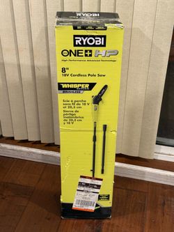 RYOBI ONE+ HP 18V Brushless Whisper Series Cordless Battery 8 in. Pole Saw (Tool Only)