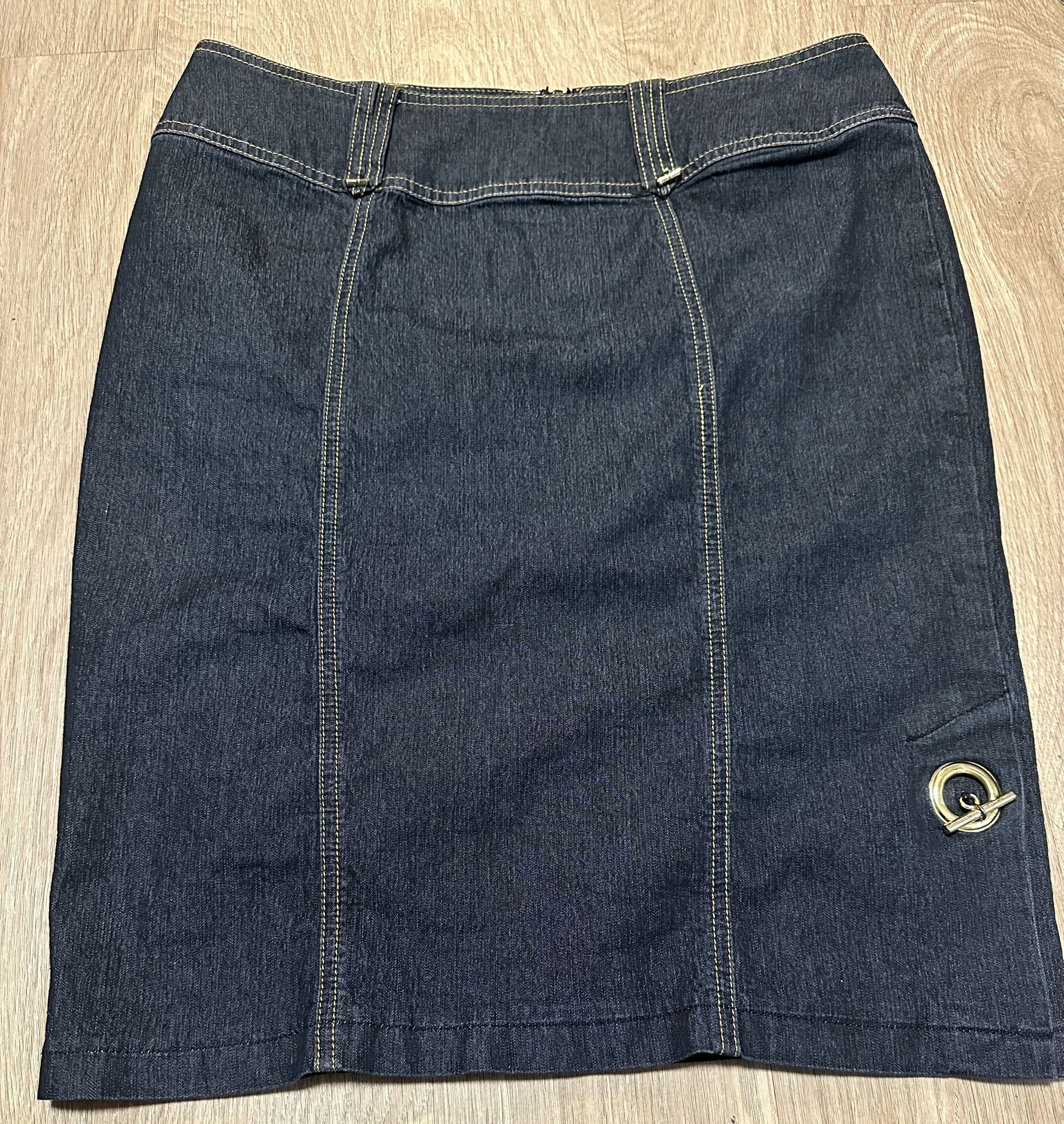 Bisou Bisou Low Waist Demin Skirt
