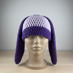 Bunny Ear  Crochet Beanie