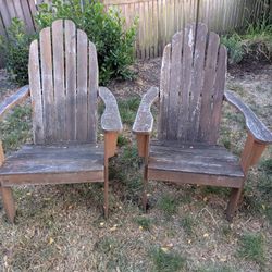 Wood Adirondack Chairs 