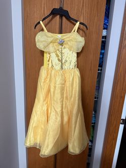 Disney Store Beauty & the Beast Belle Yellow Ball Gown Dress – Size 9/10