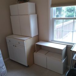 Home Office White Cabinet
