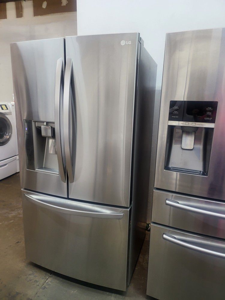 🔥🔥REFRIGERATOR LG STAINLEES STEEL WITH WARRANTY ♨️ WE DELIVERY SAME DAY 