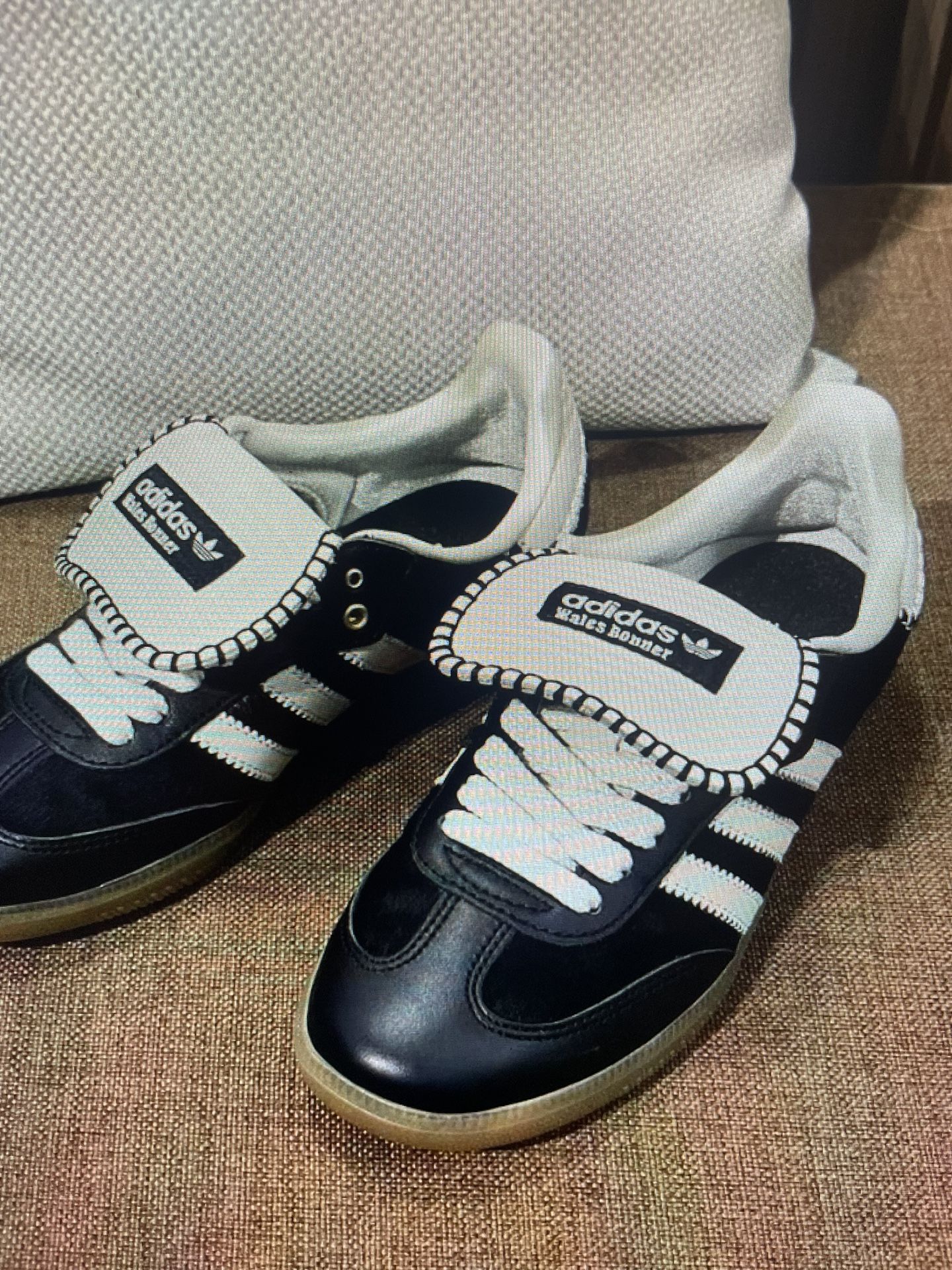 adidas gazelle silver green womens adidas x Wales Bonner Pony Tonal Samba