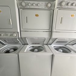WHIRLPOOL 27” WASHER AND DRYER STACKABLE 