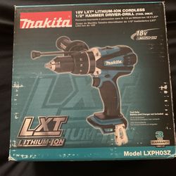 Makita 18 Volt Lxt Lithium Ion Cordless 1/2 Hammer Drill Driver