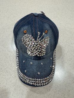Butterfly Rhinestone Cap (New)