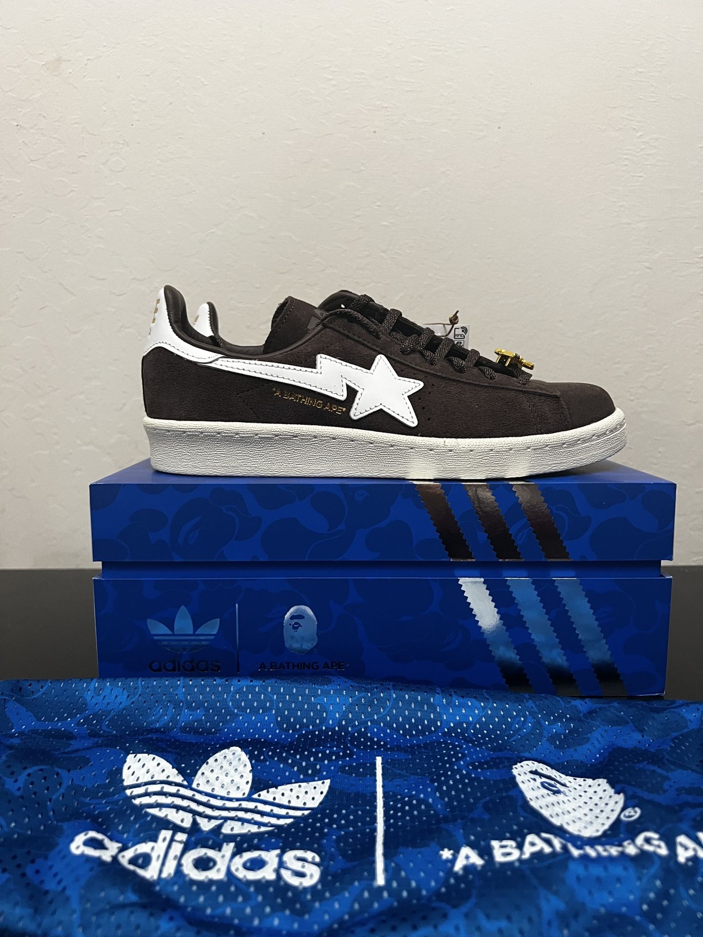 adidas gazelle silver green womens Adidas Campus 80s Bape 30th Anniversary Brown