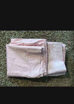 Blackout Pink Curtains  84 Like New  $25