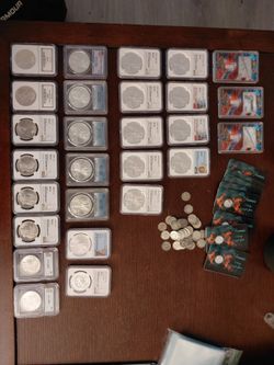 Silver Eagles PCGS and NGC graded Eagles
