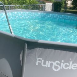 Funsicle Pool With Ladder And Filter 