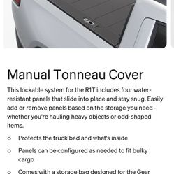 Rivian Manual Tonneau Cover