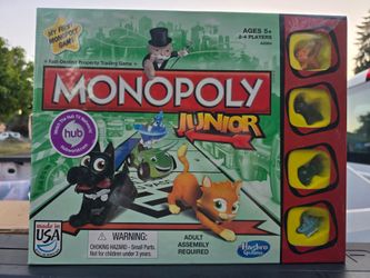 New in Box Monopoly Junior