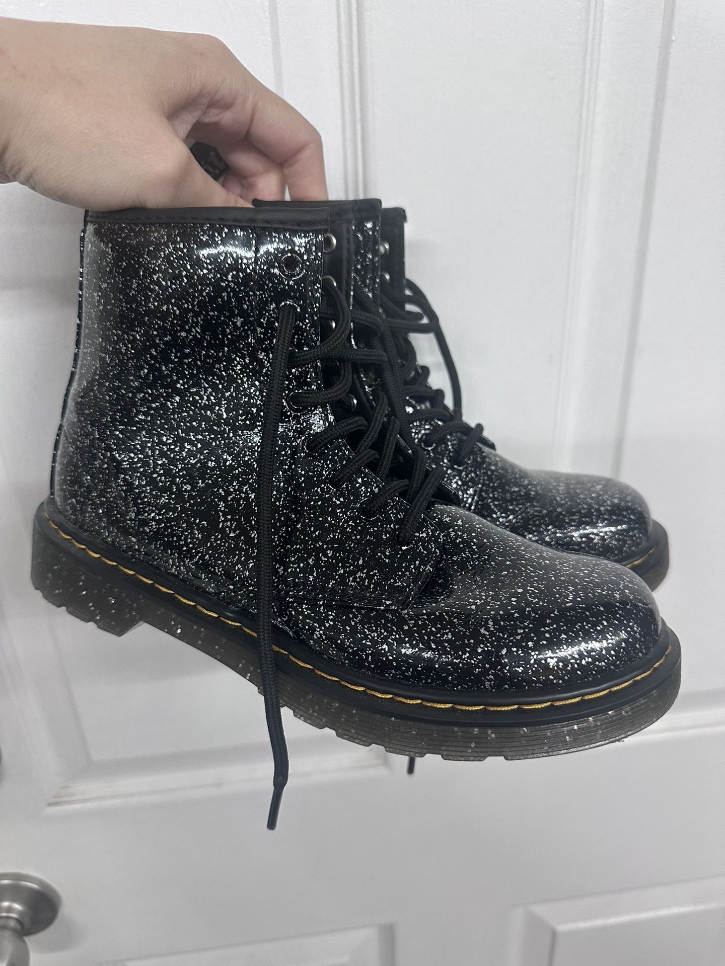 Dr Martens Kids Glitter Boots