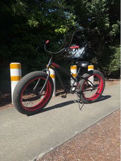 Sikk Fat Tire Cruiser Bike