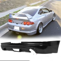 Fits 02 03 04 Acura RSX Coupe Mugen PU Rear Bumper Lip Spoiler PU - Polyurethane