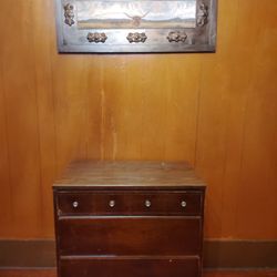 Authentic mid-century Kroehler dresser — solid wood vintage piece (1950s–60s)