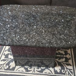Custom granite coffee table