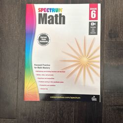 Spectrum Math Workbook - Grade 6