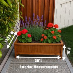 Raised Cedar 3 Foot Planter Box (Only 2 Left)