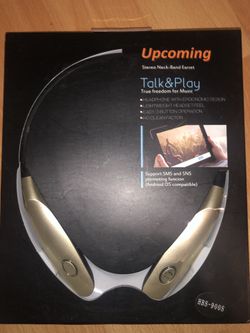 Bluetooth Headphones Wireless Neckband Headset Stereo Noise Cancellation Earbuds Mic