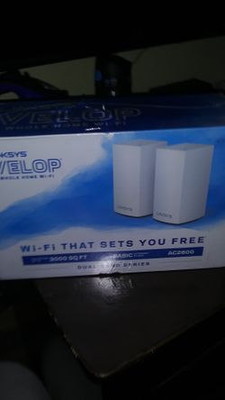 Linksys velop. Home wifi