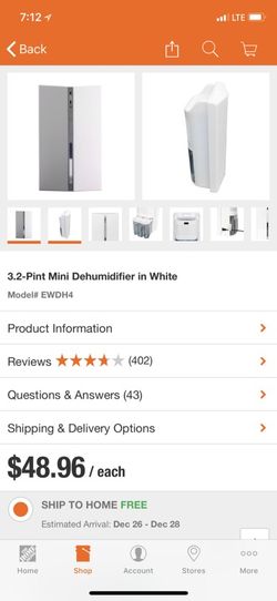 3-2 pint mini Dehumidifier