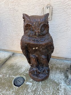 Decorative Owl Garden Statue
