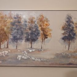 Kirkland Signature Tree Theme Framed Canvas