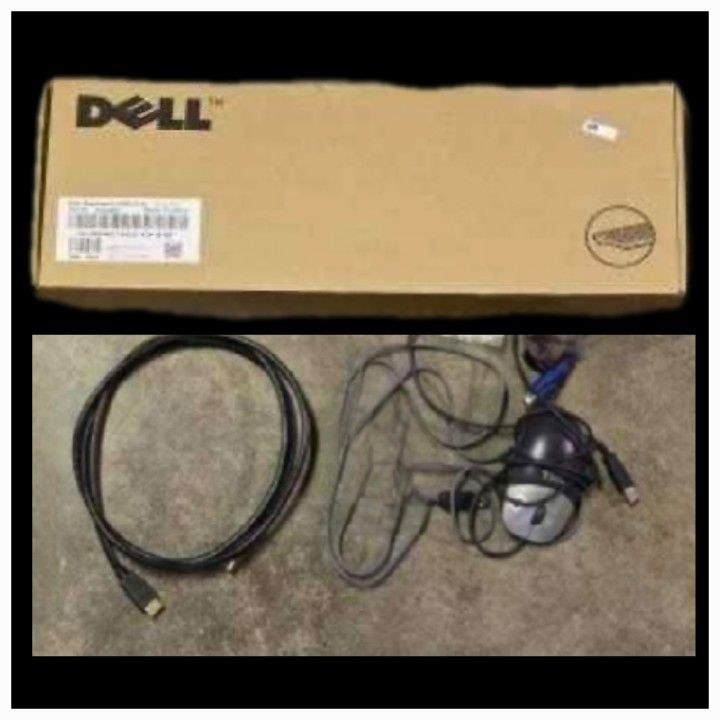 NEW Dell Keyboard & mouse, Hdmi Cable
