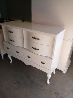 Stunning Refurbished White Dresser 