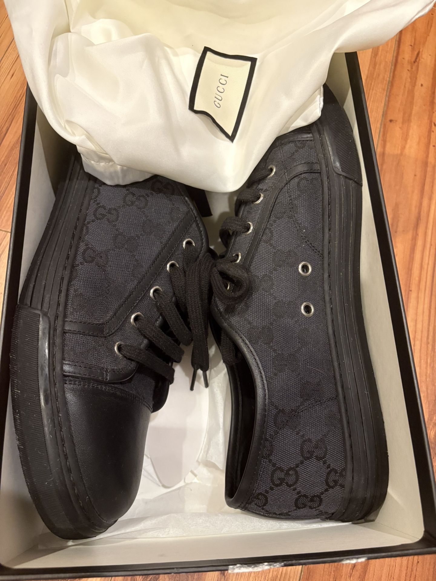 Gucci GG Canvas Black Sneakers