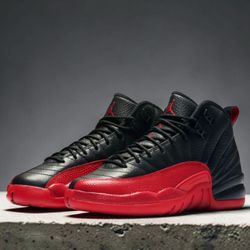 Jordan 12 Retro GS Flu Game 153265-002 Size 6.5Y or Size 8 in women Brand New!