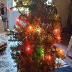 Table Top Christmas Tree Good Condition $6.00