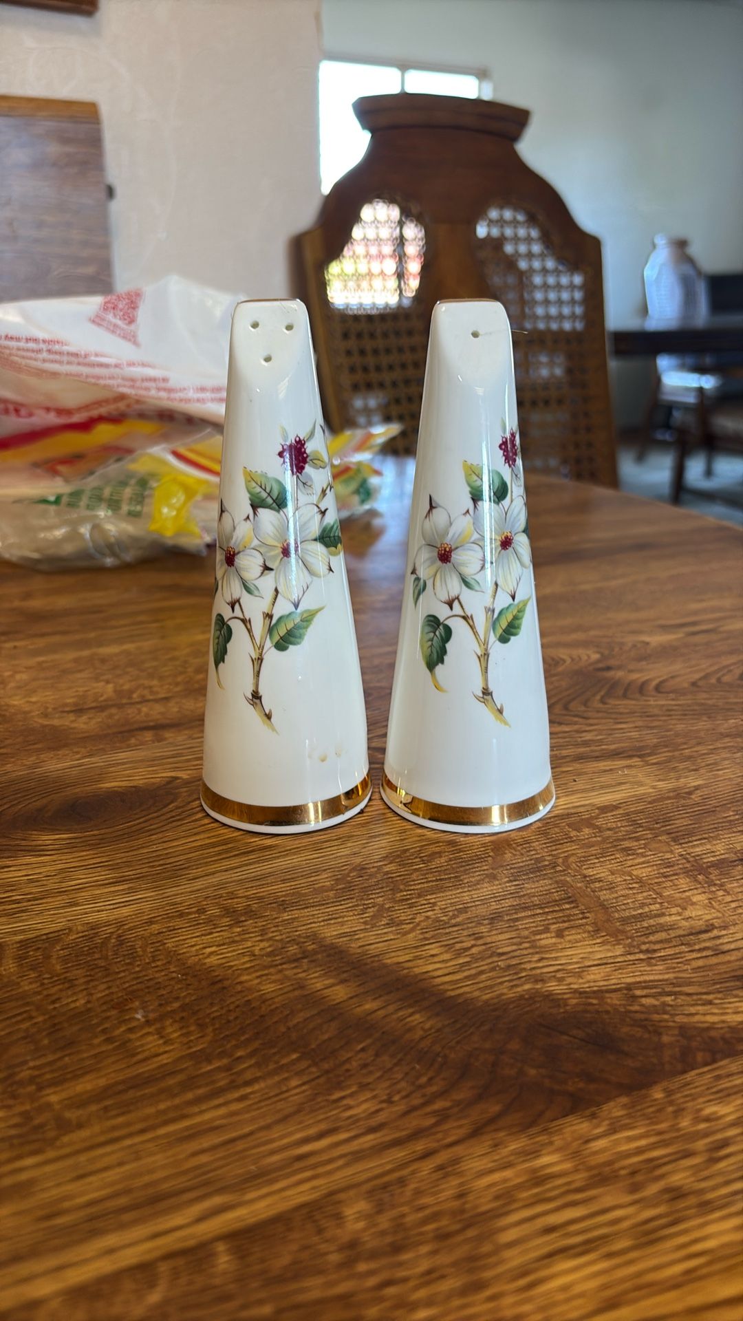 Stanford Salt And Pepper Shakers Fine China