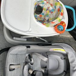 Walker and car Seat