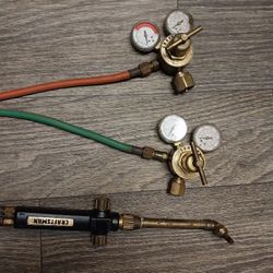 Craftsman (Issue Number Au-7010) Torch, Oxygen Compressed Gas Regulators Oxy Acetylene