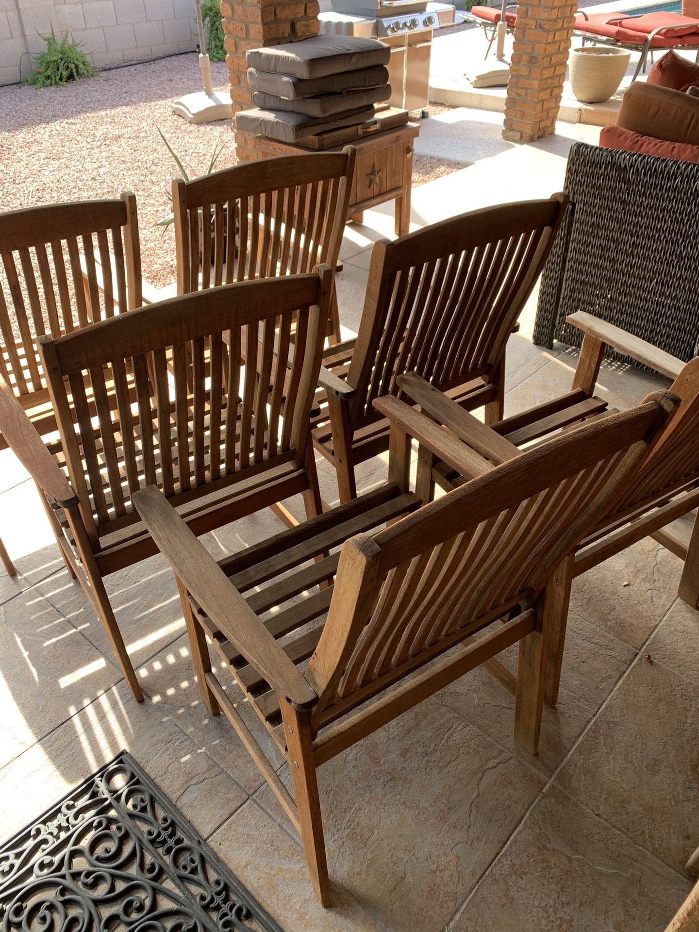 6 Teak Outdoor Chairs for Sale in Scottsdale, AZ OfferUp