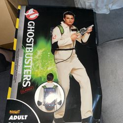 XL Sizes Ghostbuster Jumpsuit With 4 Velcro Patches 