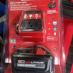 Milwaukee 175 Watt Power Supply With 6.0 Battery 