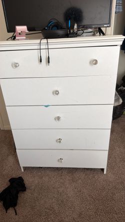White dresser