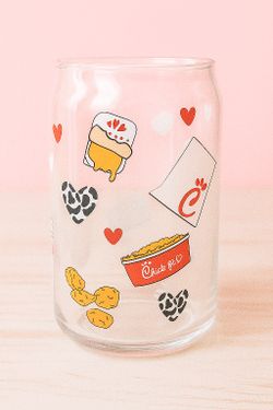 Chikfila Glass Cup (Made To Order)