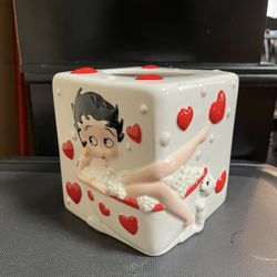 Betty boo, ceramic tissue box