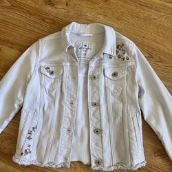 Abercrombie Kids Girls Denim Jacket 11-12 Years